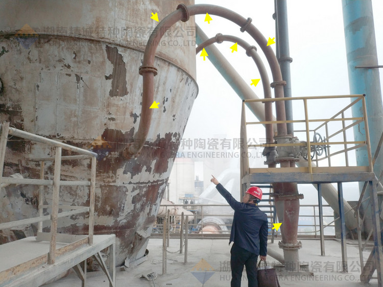 湖南31399金沙娱场城特特种陶瓷有限公司回访客户并审查耐磨陶瓷管道现场运行情形