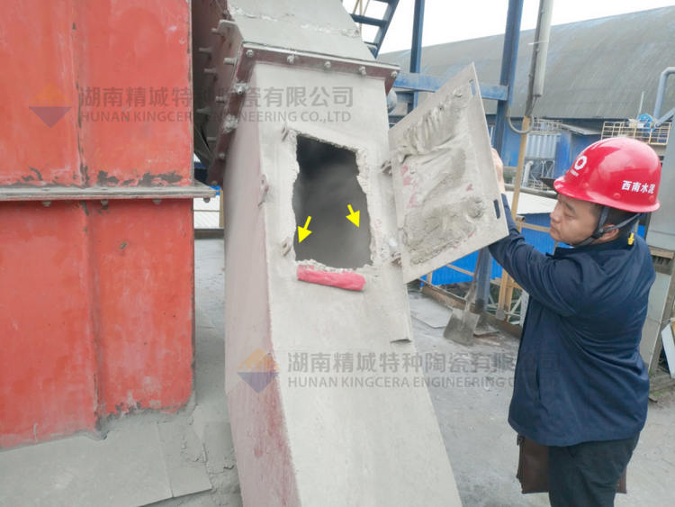 31399金沙娱场城特瓷牌耐磨陶瓷内衬下料溜槽